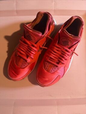 Nike Women’s Red Huarache Sneakers